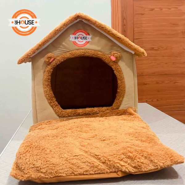 Cozy Enclosed Large Cat House Bed Free Shipping