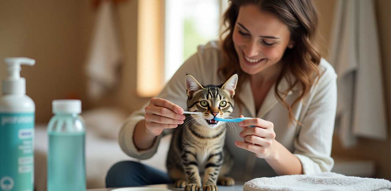 How to Brush Your Cats Teeth